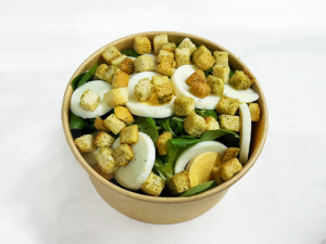 Pizza veloce food nuessli salat